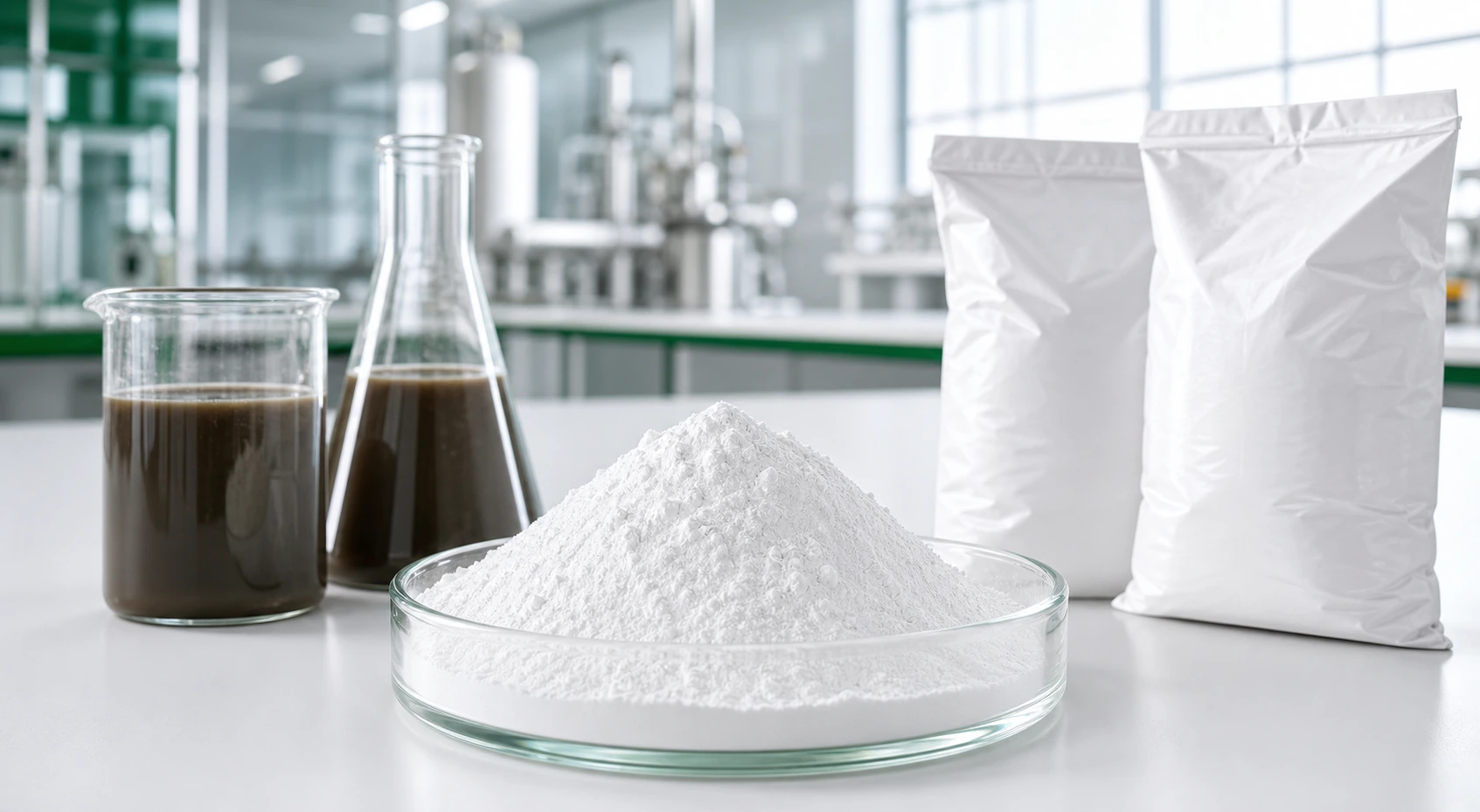 Easy-dispersing organoclay powder for oil-based mud with fast-wetting oilfield laboratory context